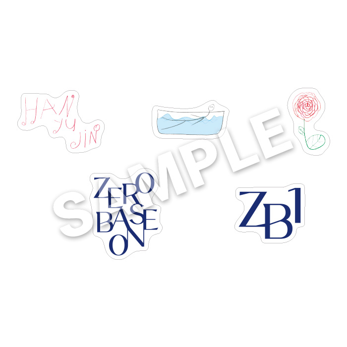 【会場受取】ステッカーセット（HAN YU JIN）